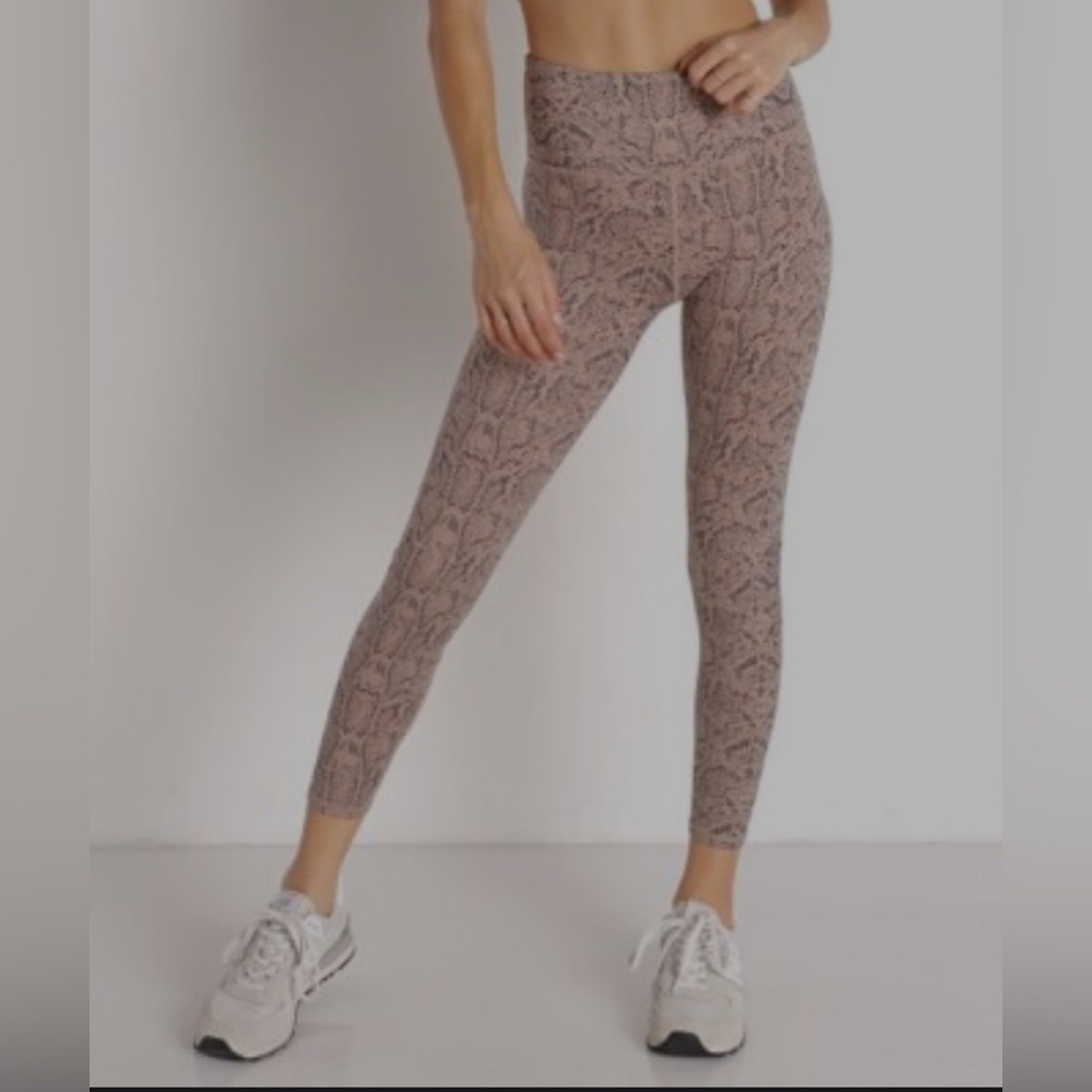 Varley Century 2.0 Printed Legging Beige Snake Print Python Large L